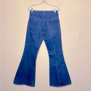 70s Vintage Levi’s Orange Tab Bell Bottom Jeans USA Made